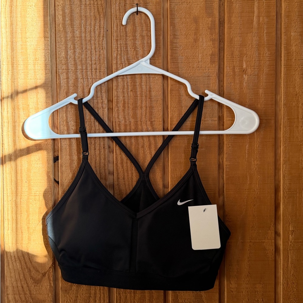 Nike Women's Black Strappy Sports Bra